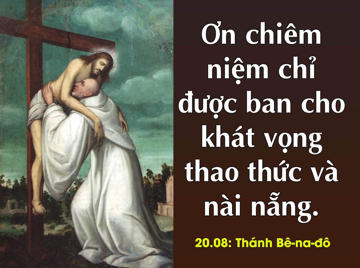 20 Tháng Tám Thánh Bernard (Bê-na-đô) ở Clairvaux